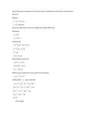 Clase 17 Ecuación característica o Ecuación auxiliar o polinomio característico y el Wronskiano.docx