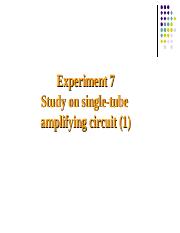 Experiment_11_Study_on_single-tube_amplifying_circuit.ppt
