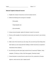 1.4 Natural Capitol & Natural Income.docx
