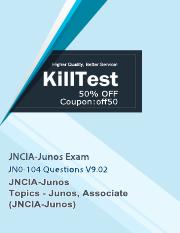 Juniper JN0-104 Exam Updated Questions Killtest V9.02.pdf