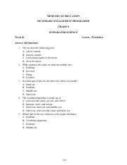 Grade 8 Integrated Science Week 10 Lesson 1  Worksheets 1 and Answersheets.pdf