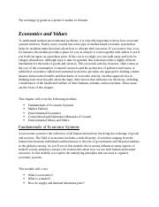 Economics and Values Week 3.docx