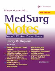 MedSurg Notes  Nurse's Clinical Pocket Guide, 4th Edition.pdf