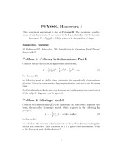 Homework on Schwinger Model