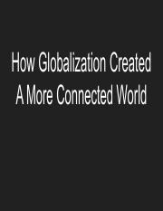 How Globalization Created A More Connected World (2).pdf