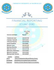 FINANCIAL REPORTING (CUAC 208)  ASSIGNMENT-1.pdf