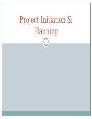 Project Initiation Planning.ppt