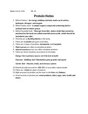 Copy of Diavian Miller - protein notes.docx