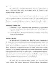 Insights Paper - Winning and Lossing.docx