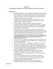 Chapter 3- Constitutional Limitations on the porhibitions of criminal conduct .docx