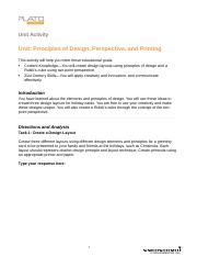 Principles of Design, Perspective, and Printing_UA 2.docx