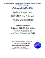 o level m3 r5 python important mcq for theory examination.pdf